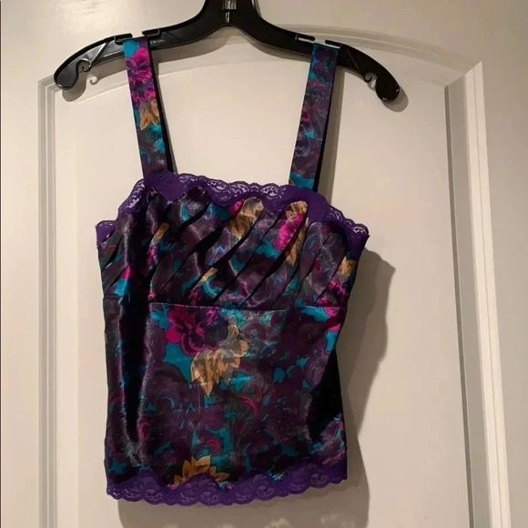VIctoria’s Secret Vintage Satin Camisole Tank Top Size X-Small - Picture 1 of 3